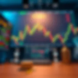 Visual representation of options trading concepts