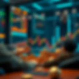 Conceptual illustration of peer-to-peer trading dynamics