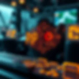 Conceptual visualization of peer-to-peer technology