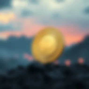 Pogai Coin in Digital Currency Landscape Conceptual representation of Pogai Coin in the digital currency landscape