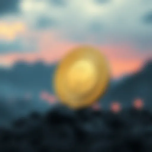 Pogai Coin in Digital Currency Landscape Conceptual representation of Pogai Coin in the digital currency landscape