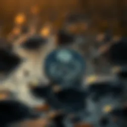 Conceptual representation of Pond coin in the crypto ecosystem