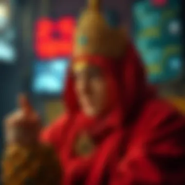 An artistic representation of social media's role in the dissemination of financial memes