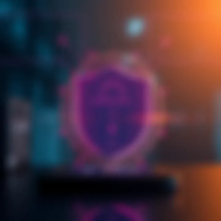 Security Features of Sui Wallet A visual representation of security features in Sui Wallet protecting digital assets