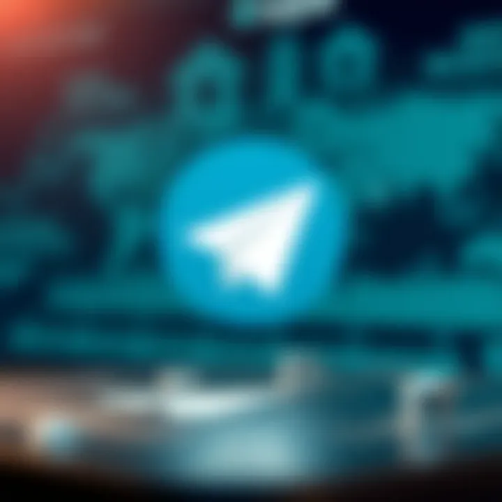 The Role of Telegram in Cryptocurrency Communication Telegram logo representing communication in cryptocurrency
