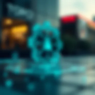 Visual representation of smart contracts in action