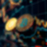 An abstract representation of cryptocurrency trading