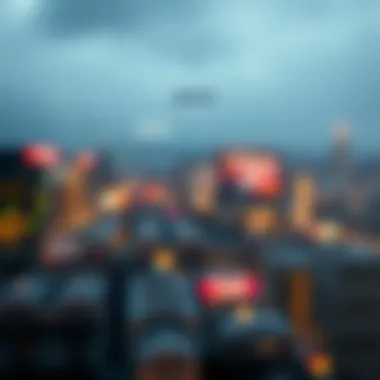 A strategic diagram illustrating market trends