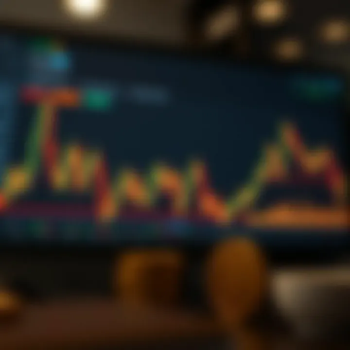 Market Volatility Analysis Visual representation of market volatility using TradingView charts