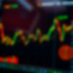 Real-time trading chart showcasing cryptocurrency market trends