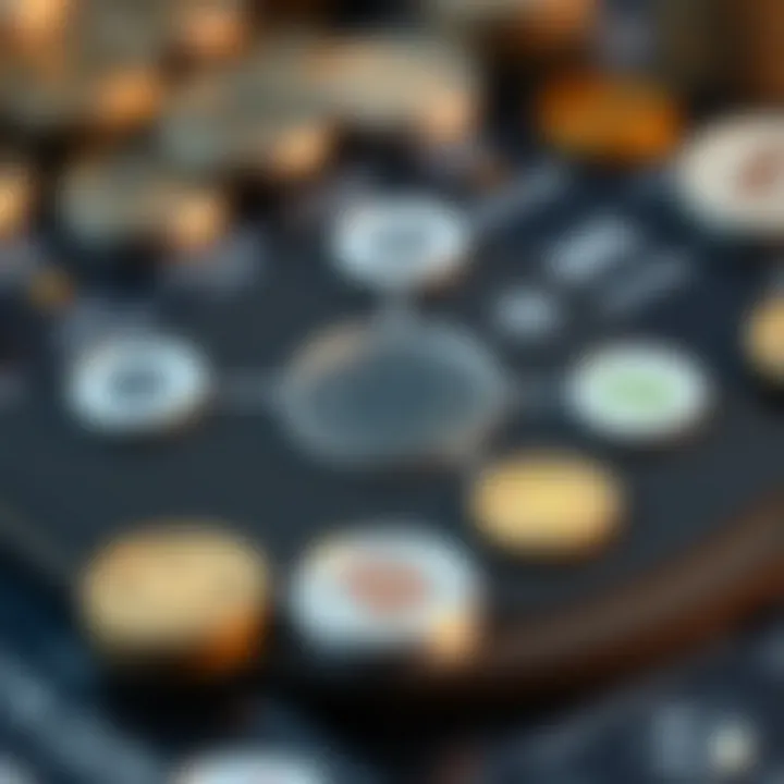 Diagram showing different types of cryptocurrency wallets