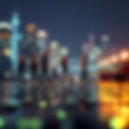 Visual representation of blockchain evolution