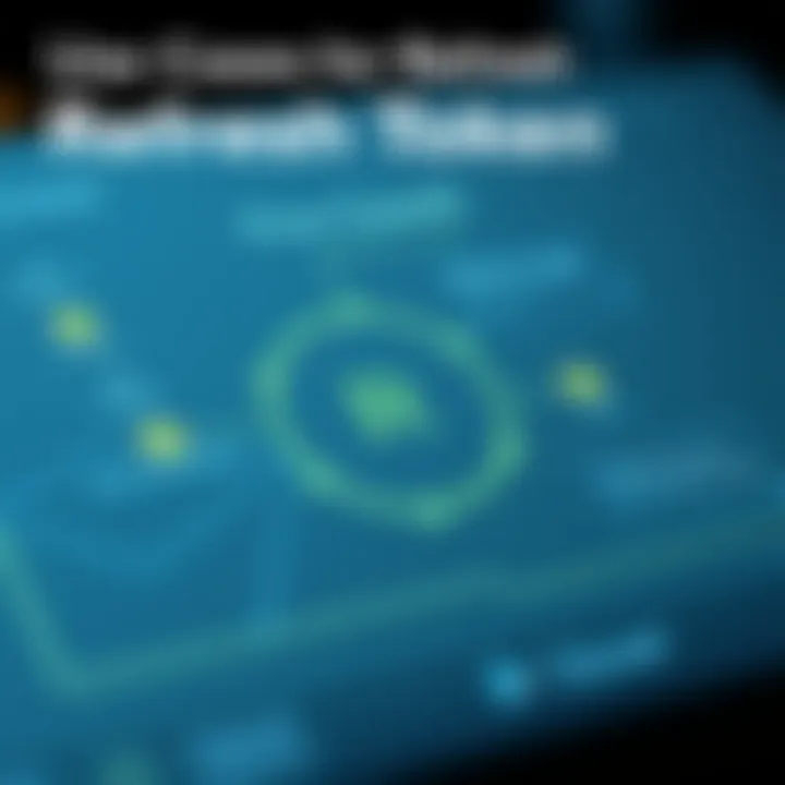 Use Cases for Refresh Tokens Infographic showcasing use cases of refresh tokens