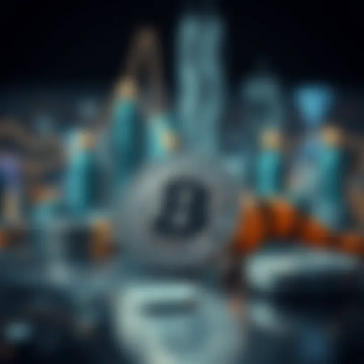 Revolutionizing Finance with Blockchain Innovative concept of blockchain technology in finance