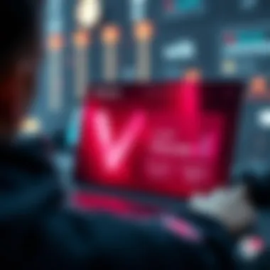 Exploring Viberate's Innovative Interface An abstract representation of Viberate's platform interface showcasing its features.