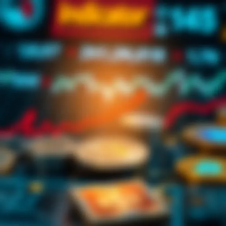 Diverse Cryptocurrency Indicators Visual representation of various cryptocurrency indicators