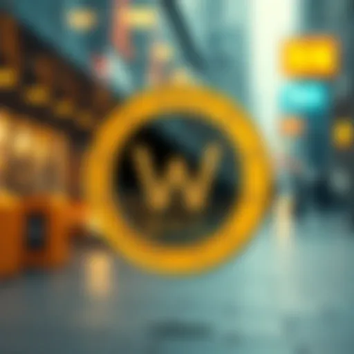 Conceptual representation of Walk Coin in cryptocurrency market