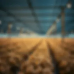 Conceptual illustration of Yield Farming in cryptocurrency