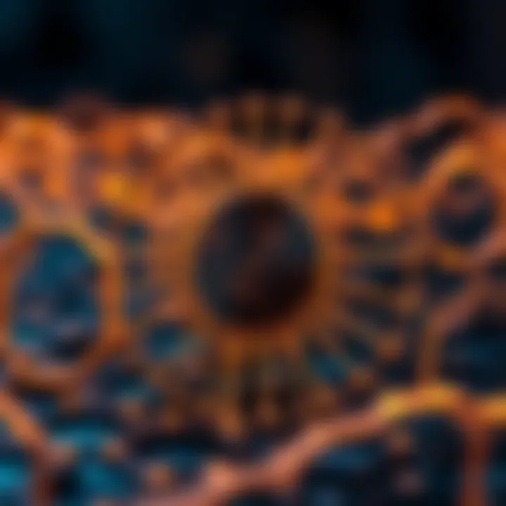 Understanding zk-SNARKs Technology Conceptual illustration of zk-SNARKs technology in blockchain